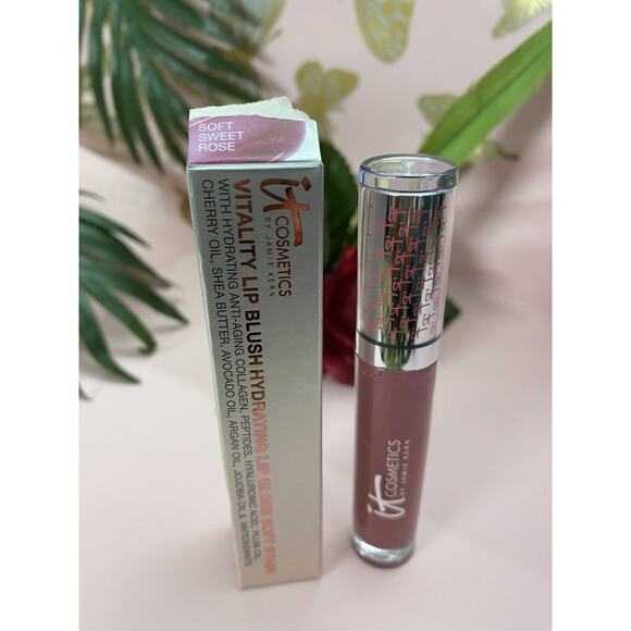 it cosmetics Other - IT Cosmetics Vitality Lip Flush Hydrating Lip Gloss Soft Stain *Soft Sweet Rose*